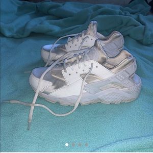 Nike White Huaraches